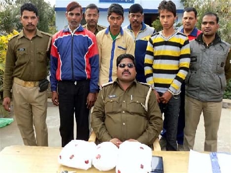 Threatened sought million , three arrested